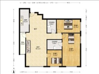 4室2廳2陽臺(tái) 金尚俊園一期戶型圖