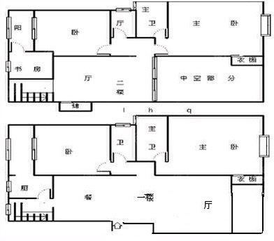 6室3厅3阳台 金江小区瑞园户型图