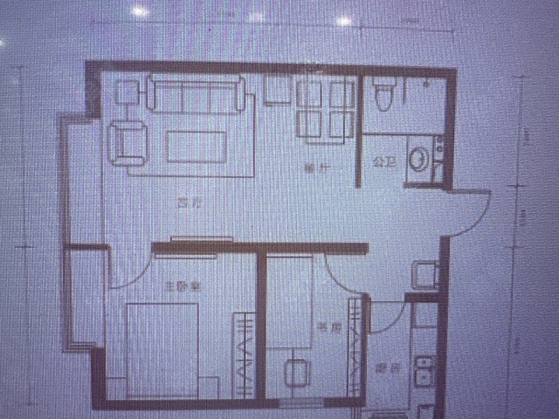 2室2廳1陽臺 江東境界客廳