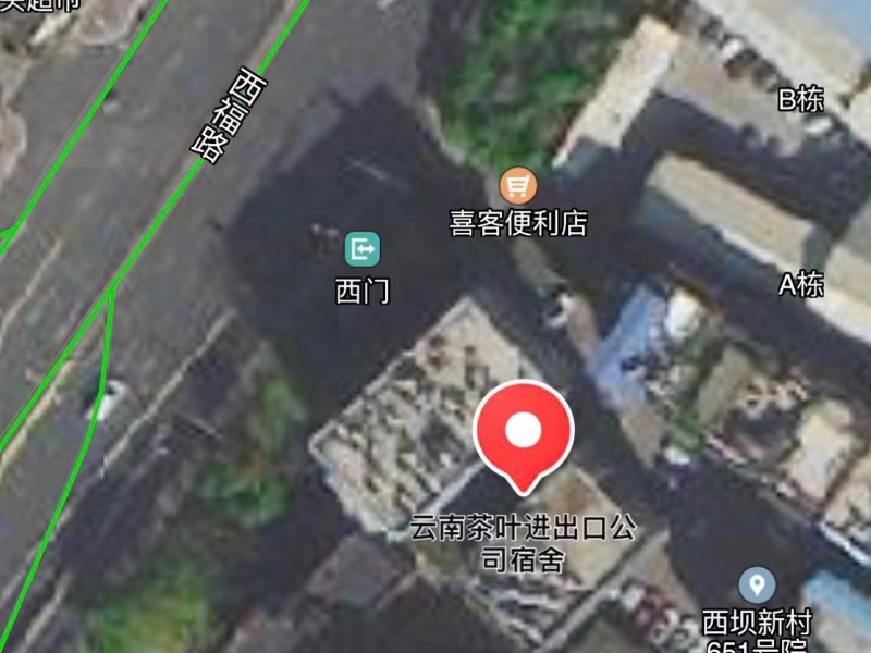 西坝新村小区平面图