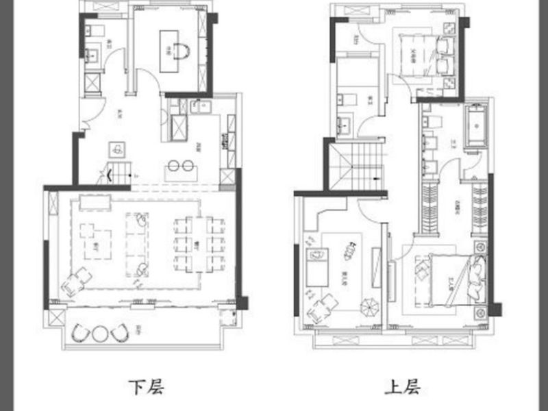 5室3廳2陽臺 中海云麓九里一期別墅戶型圖