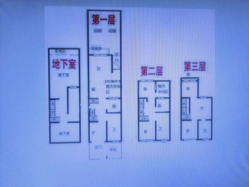 6室3厅2阳台 西华东区别墅户型图