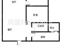 2室2廳2陽臺 東驤神駿一期戶型圖