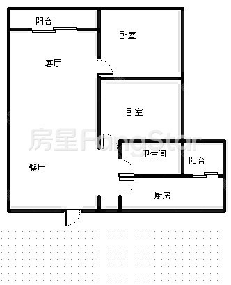 2室2廳2陽臺 東驤神駿一期