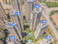 3室2廳2陽臺 綠地香樹花城小區(qū)平面圖