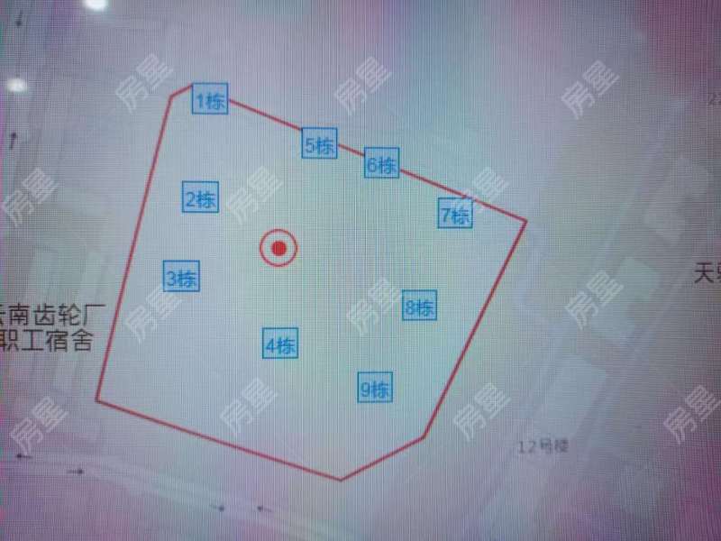 3室2廳2陽(yáng)臺(tái) 中海龍泉公館小區(qū)平面圖