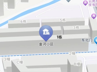 2室1廳1陽臺(tái) 金河小區(qū)