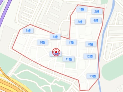 2室1廳1陽臺 溪畔麗景