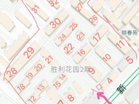 2室1廳 勝利花園二期小區(qū)平面圖