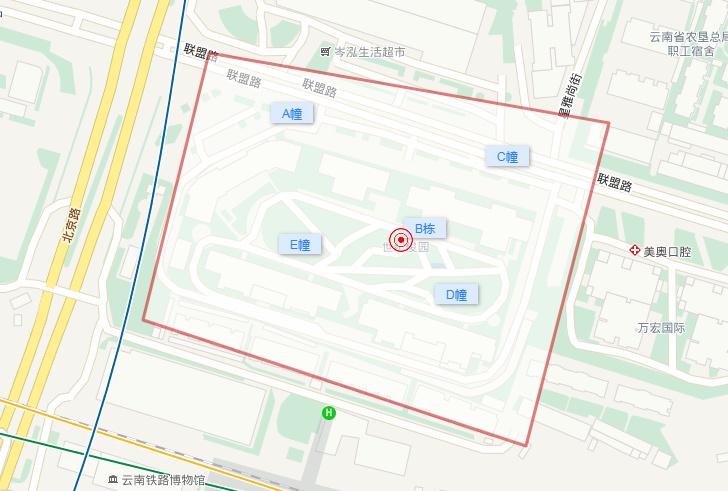 2室2廳1陽臺 世紀俊園小區(qū)平面圖
