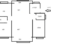 3室2廳1陽臺(tái) 實(shí)力五星彩園戶型圖