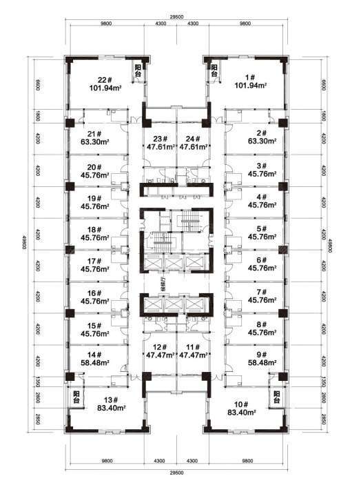 2室2廳 德潤(rùn)朗悅灣公寓其他