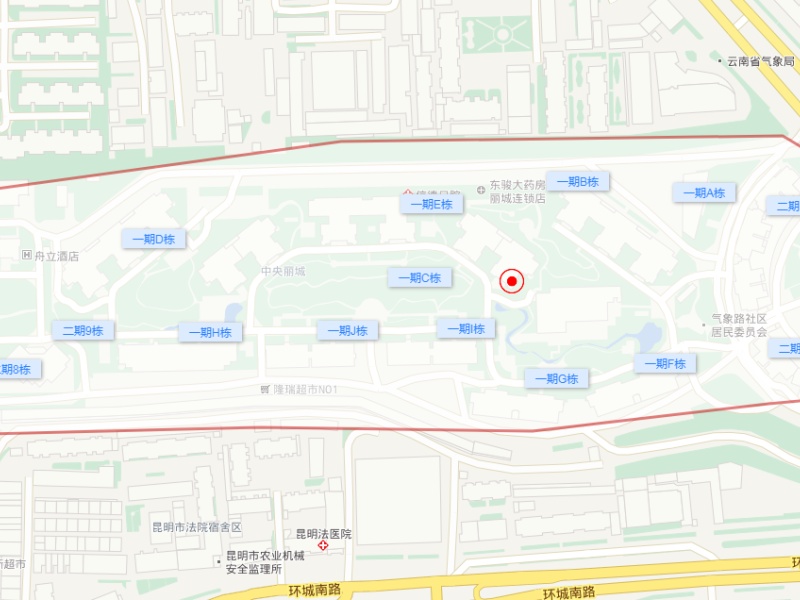 5室2廳2陽臺 中央麗城小區(qū)平面圖