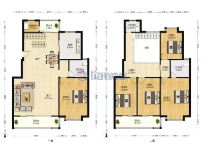 5室2廳1陽臺 廣福小區(qū)一期西區(qū)