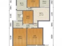 5室2廳3陽(yáng)臺(tái) 東鳴佳苑別墅戶型圖