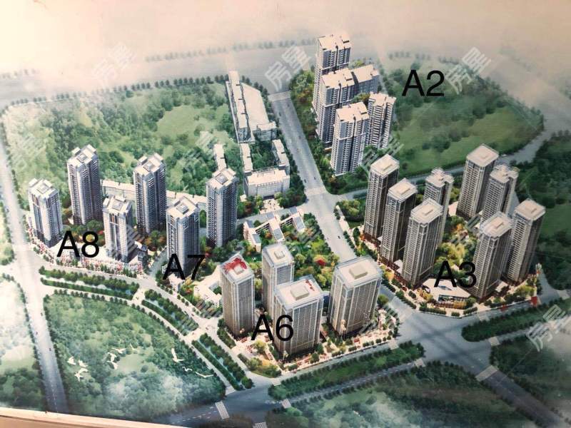 3室2廳1陽臺 未名城A7小區(qū)平面圖