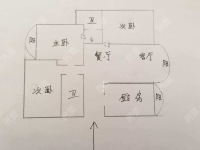 3室2廳2陽(yáng)臺(tái) 世紀(jì)城玉春苑戶型圖