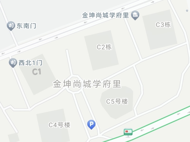 金坤尚城学府里小区平面图