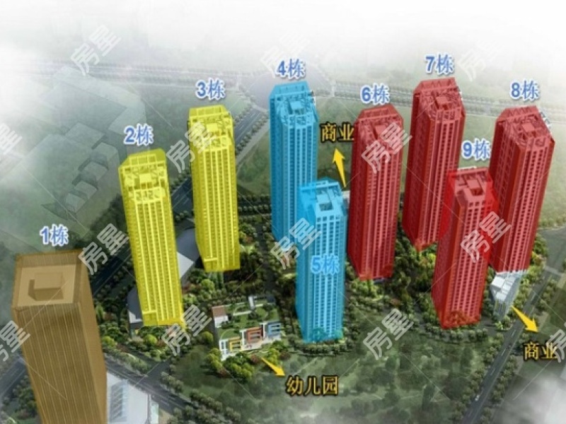 2室2廳1陽臺 錦悅四季花園小區(qū)小區(qū)平面圖