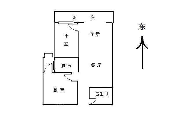 2室2厅2阳台 益龙万象城（益新万象城）户型图