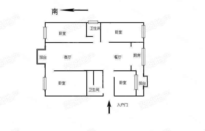 4室2厅2阳台 广福小区二期其他