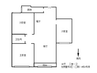 3室2廳1陽(yáng)臺(tái) 中建龍熙壹號(hào)D區(qū)戶型圖