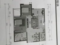 2室2廳1陽臺 未名城A3戶型圖