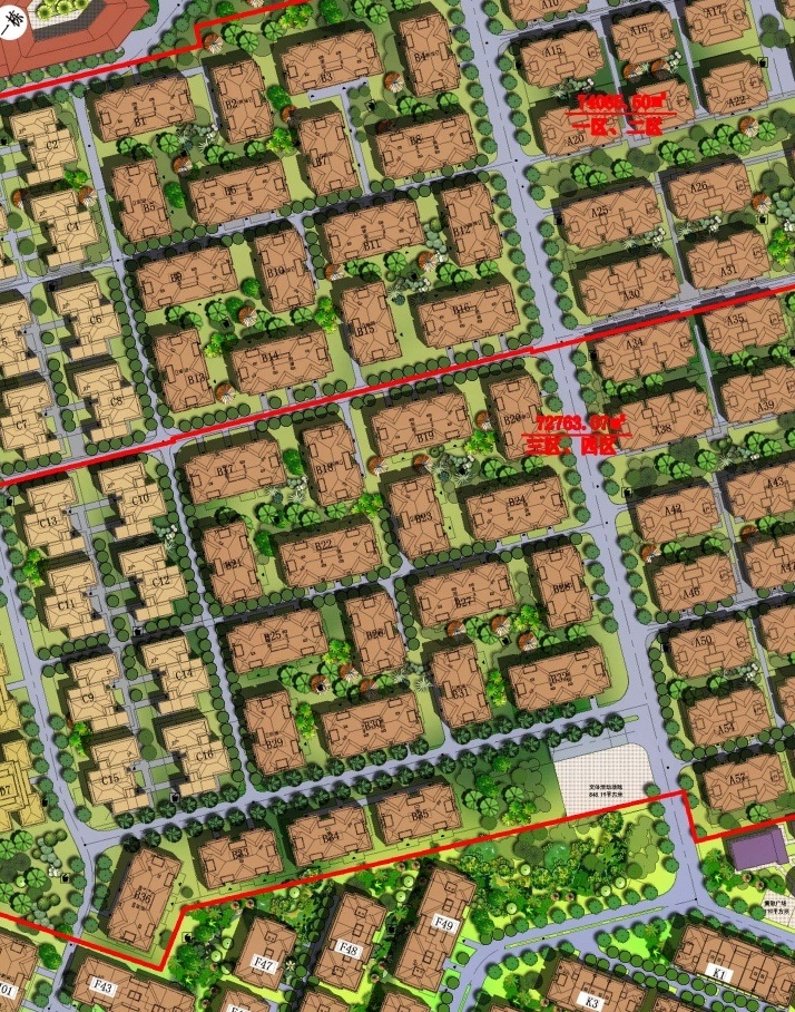 5室2廳4陽臺 昆明恒大云璽別墅小區(qū)平面圖