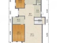 5室2廳3陽(yáng)臺(tái) 東鳴佳苑別墅戶型圖