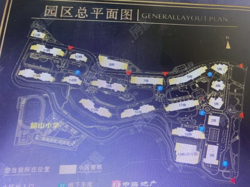 1室1厅1阳台 中海云著公寓小区平面图