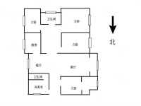 5室2廳1陽(yáng)臺(tái) 龍翔苑戶型圖