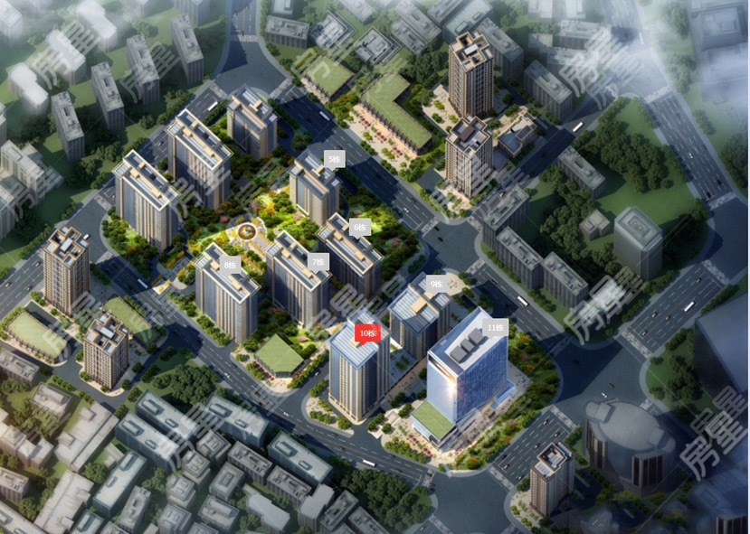 4室2廳2陽(yáng)臺(tái) 俊發(fā)逸天峰小區(qū)平面圖