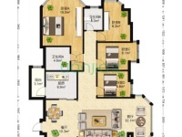 3室2廳 華夏大廈戶型圖