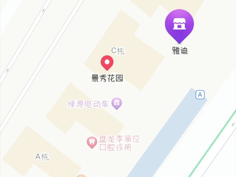 景秀花园小区平面图