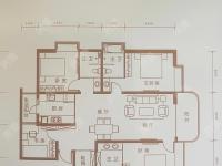 4室2廳1陽(yáng)臺(tái) 江東境界戶型圖