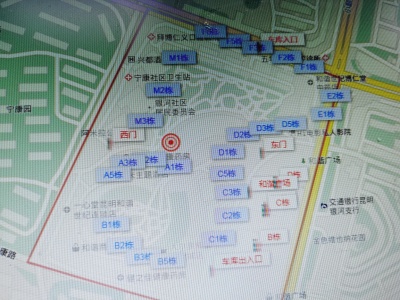 1室11廳1陽(yáng)臺(tái) 和諧世紀(jì)小區(qū)平面圖