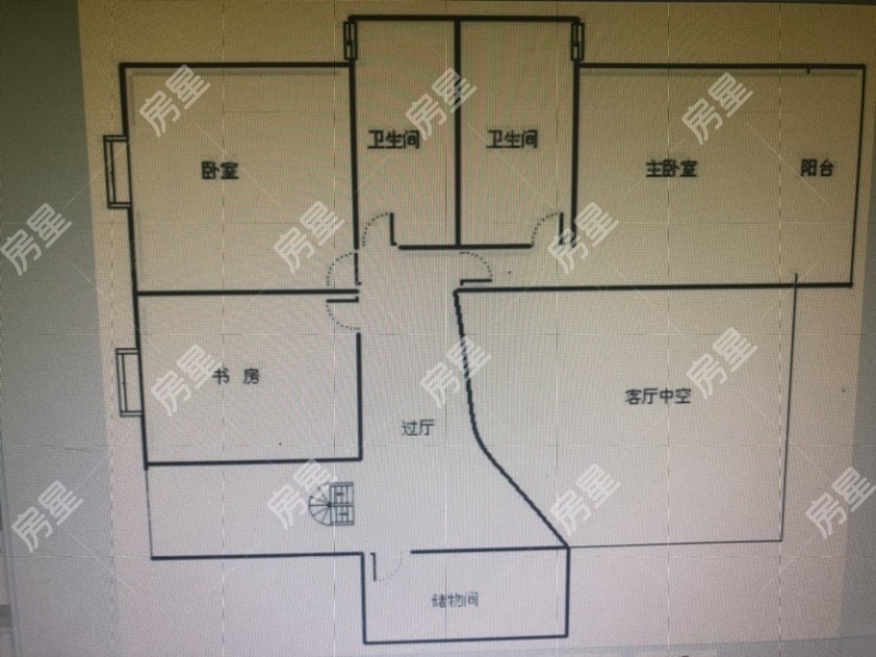 5室3廳3陽(yáng)臺(tái) 馨安苑戶型圖