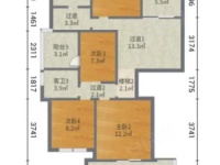 6室3廳 東鳴佳苑別墅戶型圖
