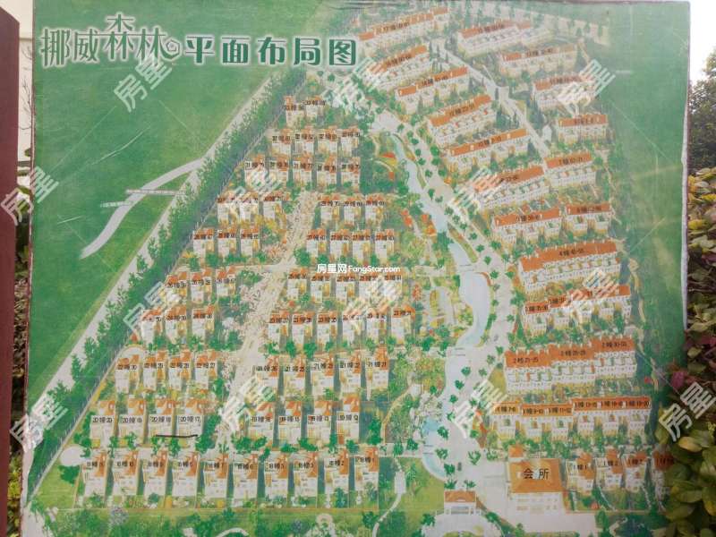 3室2廳2陽(yáng)臺(tái) 滇池森林別墅小區(qū)平面圖