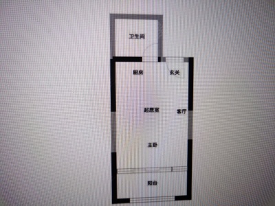 1室1廳1陽(yáng)臺(tái) 錦悅四季花園小區(qū)