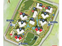 3室2廳1陽臺 山海灣小區(qū)平面圖