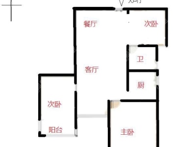 3室2廳1陽臺 候谷花園
