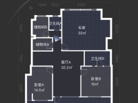 6室2廳2陽(yáng)臺(tái) 云南映象花好月圓一期別墅戶型圖