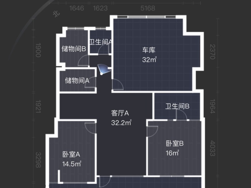 6室2廳2陽(yáng)臺(tái) 云南映象花好月圓一期別墅戶型圖
