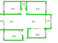 3室2廳1陽臺 高新文翠園戶型圖
