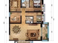 3室2廳2陽臺 瑞鼎城一期戶型圖