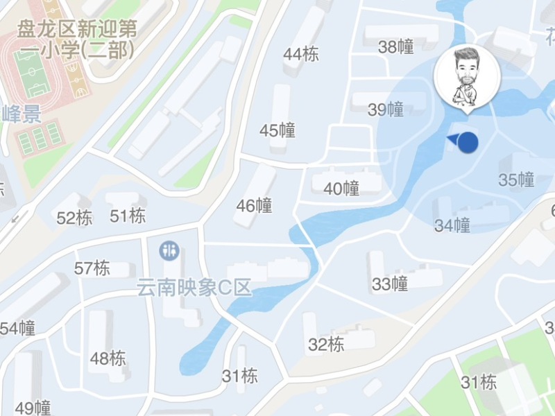 4室2廳2陽臺 云南映象C區(qū)小區(qū)平面圖
