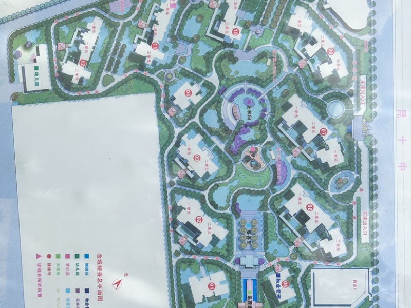 2室2廳1陽臺(tái) 金域緹香小區(qū)平面圖