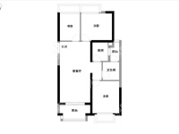 3室2廳1陽臺 山海灣戶型圖