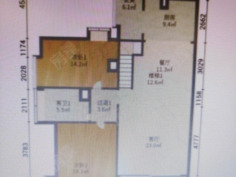 5室2廳2陽臺 中央麗城戶型圖